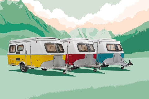 Opvallen op de Camping: De Eriba Touring Colour Editions