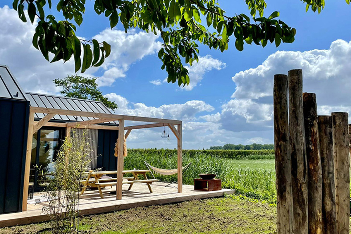 Chalet op camping Buitengoed de Boomgaard