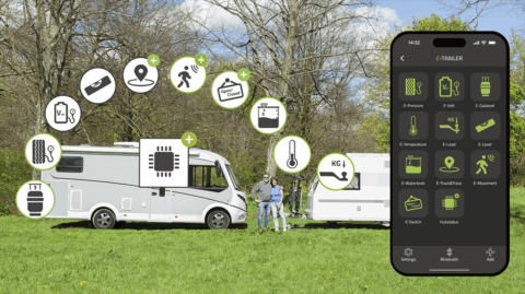 Kampeeraccessoires primeurs 2025 e-trailer app