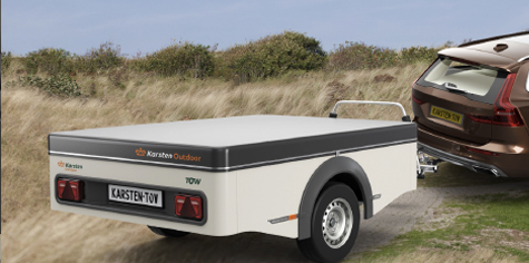 kasten tow achter auto