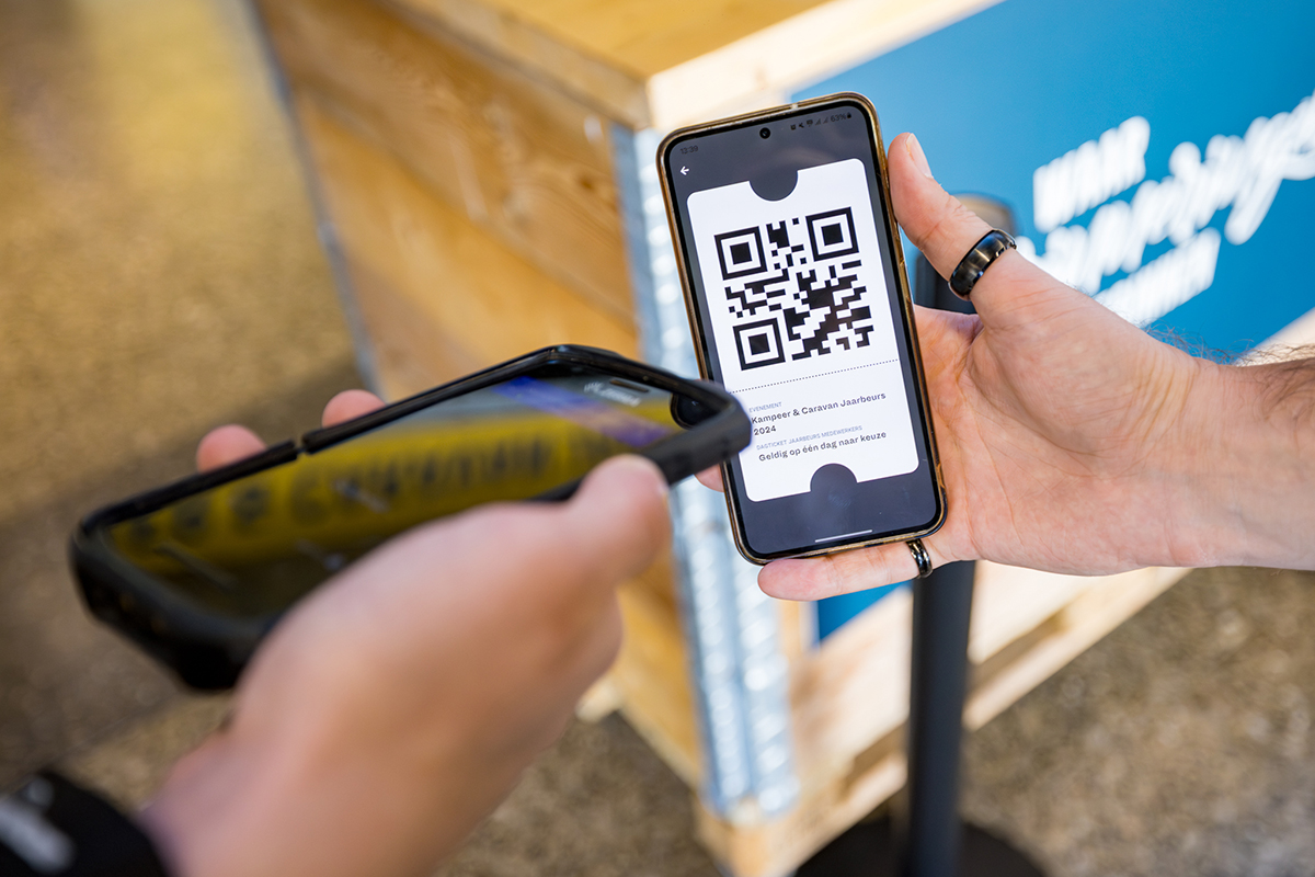 ticket op mobiel